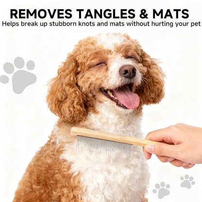 Cat Comb for Shedding,Deshedding Dog Brush,Deshedding Comb for Dog and Cat,Cat and Dog Comb,Cat Dematting Tool, Dog Combs for Grooming Matting,Undercoat Brush for Cats,Undercoat rake