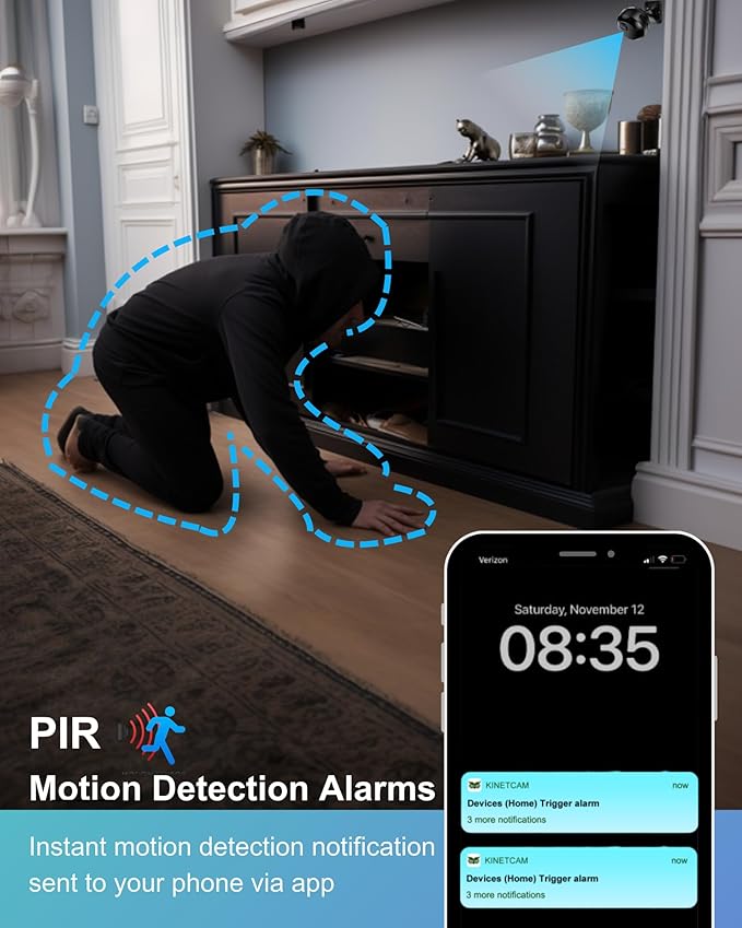 Indoor Camera Wireless 1080P Wi-Fi Camera for Home Security Pet Monitoring, Motion Detection & Night Vision Nanny Cam Pet Cameras,SD & Cloud Storage
