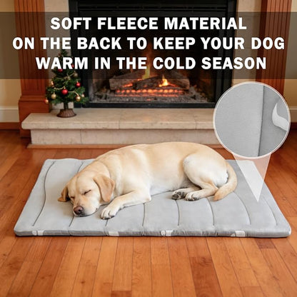 SCENEREAL Dog Cooling Mat for Crate, Thicken Self-Cooling Dog Pad Reversible (Cool & Warm), 36"x23" Pet Cool Bed for M Large XL Dogs,Kennel Sofa Mats Machine Washable, Durable Non-Toxic Gel, Outdoor