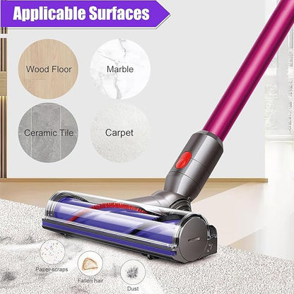 Direct Drive Brush Head Quick-Release Motorhead Cleaner Head for Dyson V7 V8 V10 V11 V15 SV12 Vacuum Cleaner
