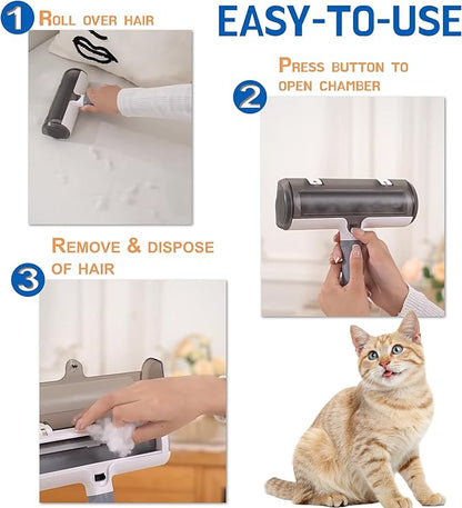 NevEND Pet Hair Roller/Hair Remover - Cat, Dog Hair Roller/Remover for Multi-Surface Fur Hair Removal Tool