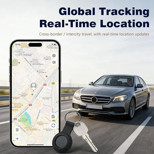 GPS Tracker for Vehicles, No Subscription Location Tracking Device, No SIM Card Required, No Monthly Fee, Magnetic GPS Tracker for Car, Kids’ Belongings, Pets, Elderly Items