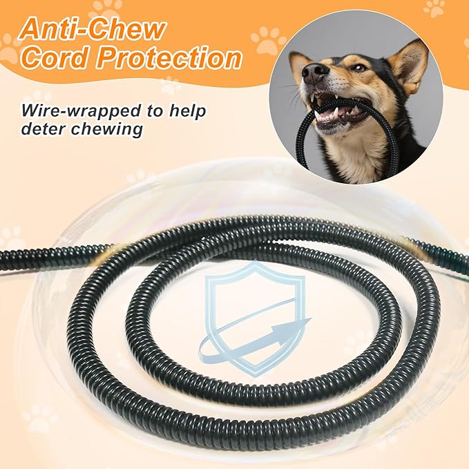 GOLOPET Dog Heating Pad 28×18 in Waterproof PVC Pet Heating Pad, Adjustable Thermostat+Constant On Function, Metal Protective Tube Comes with a Plush Cotton Sleeve，Whelping Box-Apricot
