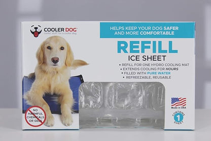 CoolerDog Refill Ice Sheet for Hydro Cooling Mats (Single Mat Refill)