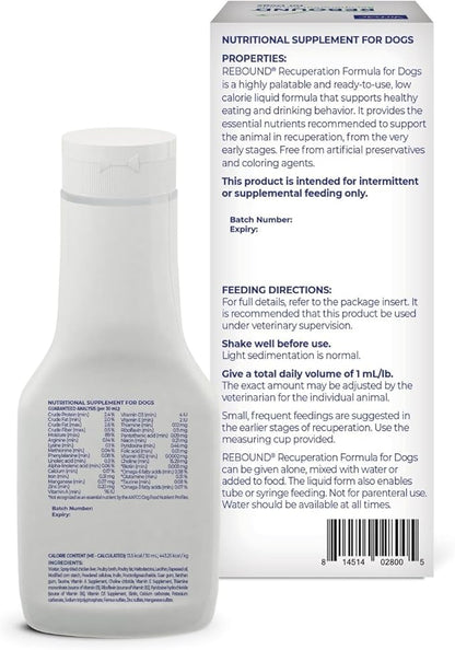 Virbac Rebound® Recuperation Formula for Dogs - Promotes the Restoration of Healthy Digestion, Hydration, and Nutrition (Pack of 2)