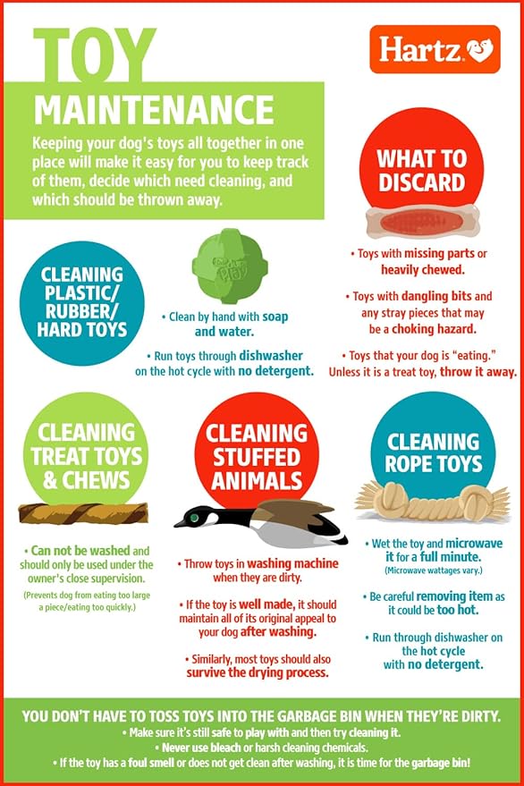 Hartz Chew ‘n Clean Chew Toy and Treat in One Chicken Flavored Ring Dog Toy, Medium