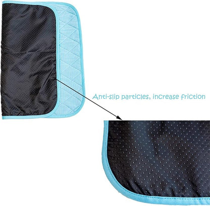 SEIS Dog Ice Pad Ice Silk Cats Kennel Mat Pet Cooling Pad Summer Cool Bamboo Mat Breathable Pad (Solid Gray, L