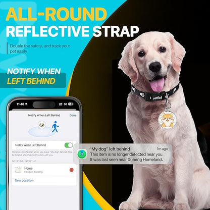 Cat Tracker Collar-Cat GPS Tracker-GPS Tracker for Cats| Dual-System Tracker | Android and iOS Universal | No Monthly Fee | Waterproof | Works with Any Collar
