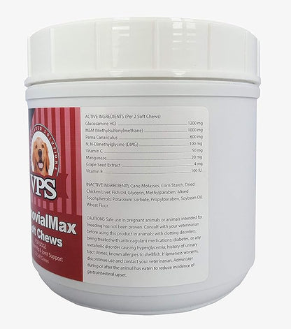 VPS SynovialMax Hip & Joint Soft Chews for Dogs, 120 count