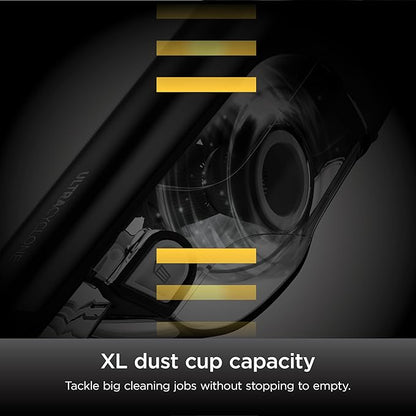 Shark UltraCyclone Pet Pro Plus Cordless Hand Vacuum, Powerful Suction, Handheld Vacuum for Car & Home, Pet Power Brush, Crevice Tool, Scrubbing Brush, XL Dust Cup, Black, CH951