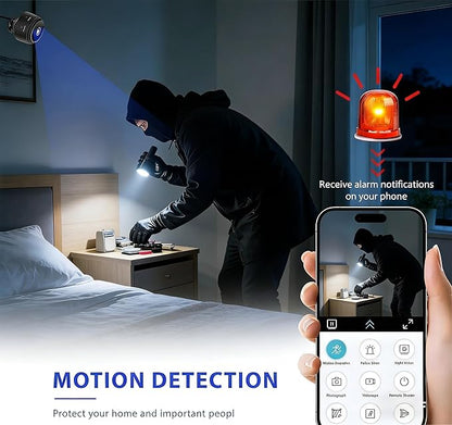 Hidden Camera for Home Use, Mini Security WiFi Camera, HD 1080P Outdoor/Indoor Night Vision Cam for Baby, Pets, Compatible with Smartphone, Tablets SXT 1PCS Guiyang G/Y3