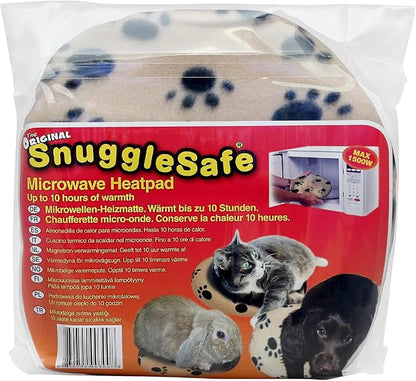 SnuggleSafe Original Microwave Heat Pad for Pets - Chew Proof, Water Resistant Heating Disc for Dogs, Cats, Rabbits, Guinea Pigs and Small Animals - Up to 10 Hours Warmth