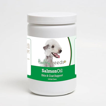 Healthy Breeds Bedlington Terrier Salmon Oil Soft Chews 120 Count