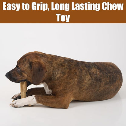 SPOT Bam-Bones Plus Coffee Wood T-Bone Dog Chew Toy, Chicken Flavor, Nylon and Coffee Wood Fiber Blend, Durable Chew for Heavy Chewers and Dogs Under 60 lbs, Non-Splintering Dental Chew, 6 Inch