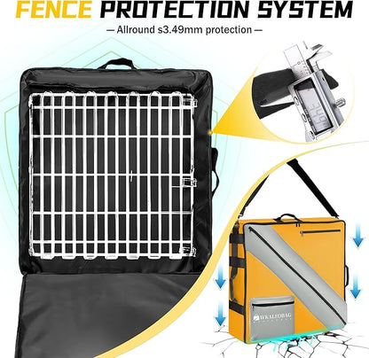 Storage Bag of Dog Playpen, Portable Dog Fence Bag for RV Travel, Compatible with Most 24" H, 8-Panel and 9-Stake Pet Fence Shoulder Bag