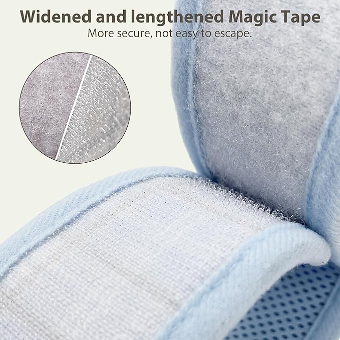 AIITLE Adjustable Bunny Harness & Leash Set - Soft Mesh Liner, Comfort Fit Plaid Pattern Vest with Magic Tape Design, Portable for Small Animal Pets Rat Squirrel Ferret Puppy Cat, Blue L