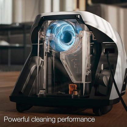 Miele Blizzard CX1 Pure Suction Bagless Canister Vacuum Cleaner with AllTeQ Universal Floorhead and Parquet Twister Floorhead, 1200 W, Graphite Gray – 10829430