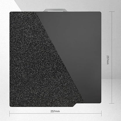 257mm Smooth PEI & Textured PEI 3D Printing Build Plate – Magnetic Removable Bed Adhesive Sheet, Compatible with Bambu Lab A1, X1 Carbon, P1P, P1S