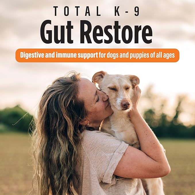 Dog Gut Restore Supplement – Probiotics & Digestive Enzymes for Dogs, Supports Gut Health, Stool Balance & Immune Support – Oral Paste Syringe 60g, Made in USA