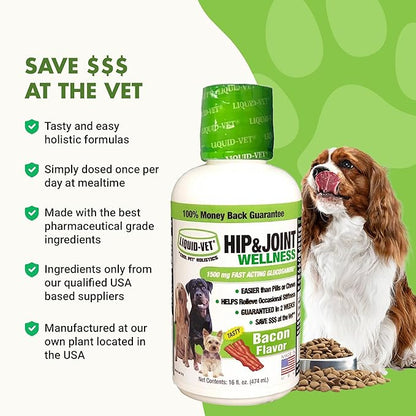 K9 Hip & Joint Formula, Bacon Flavor, 16oz