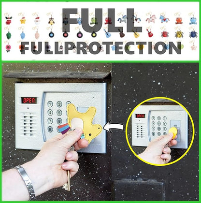 Leather Keychain Holder Case Compatible with AirTag,Cute Protective Cover with Keyring,Anti-Scratch Finder GPS Tracker Case for Wallet Keys,bag,pets,Backpack(Horse E)