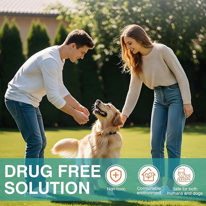 Dog Calming Pheromones Diffuser to Calm Pet 7 In 1 Advanced Kit Appeasing Pheromone Diffuser for Anxiety Relief (3 Plug in+4 Pack 48ml Refill) Reduce Aggression Fighting Barking Stress (Tasteless)