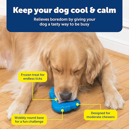 PetSafe Freezable Treat Holding Chilly Penguin - Durable, Vanilla-Scented, Rubber, Freezable Interactive Pet Puzzle for Boredom or Separation Anxiety - for Small Dogs, (Pack of 2)