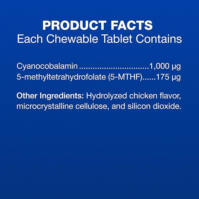 Nutramax Laboratories Cobalequin B12 Supplement for Medium to Large Dogs, 45 Chewable Tablets, Hydrolyzed Chicken, 2.08 ounces