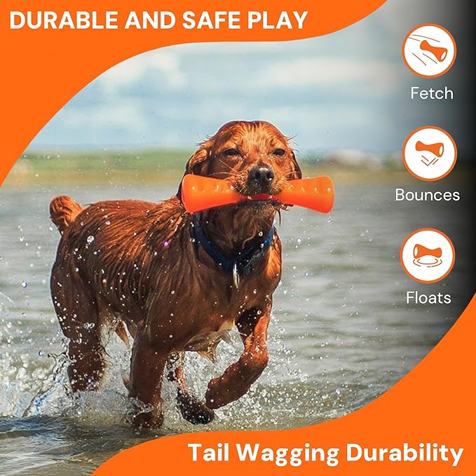 BIONIC Urban Stick Dog Toy, Medium - Interactive Dog Chew Toy That Stands Up to The Toughest Chewers, for Dogs Between 15-35 lbs. (7-15 kg.)