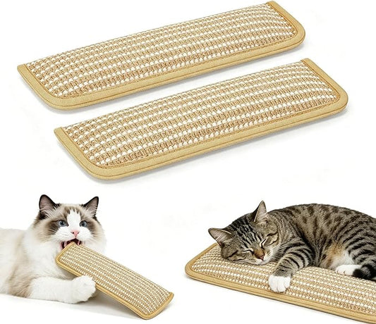 2 Pcs Catnip Toys for Cats,Interactive Catnip Chew Toy,Scratching Posts for Indoor Cats Adults,Cat Chew Toy,Enrichment Toy,Kitten Teething,Catnips Pillows for Bored Indoor (2 PCS, S)