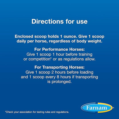 Farnam Quietex II Horse Calming Supplement Pellets, Helps Manage Nervous Behavior and Keep Horses Calm & Composed in Stressful Situations, 1.625 Lbs, 26 Day Supply (Pack of 6)