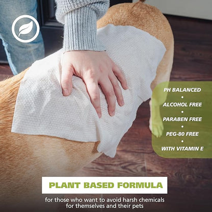 Wahl Refresh Massive Dog Wipes for Cleaning and Odor Control, Face, Body, Butt and Paw Cleaner for Dogs, Coconut Lime Verbena Scent, 36 Count, Model 3027119