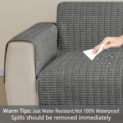 Muamar Dog Bed Cover Sofa Protector,Anti Slip Waterproof Sofa Covers for Living Room Couch Covers,Sofa Mat,Seat Cover,Dog Mat,Pet Pad for Furniture 1 Piece (60x82 inch, Dark Grey)