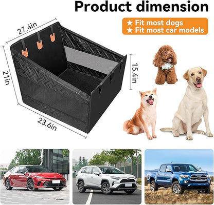 TKYZ Dog Car Seats for Large Medium Dogs Car Seat Cover,Puppy Pet Carseats(Black, Large Dog)