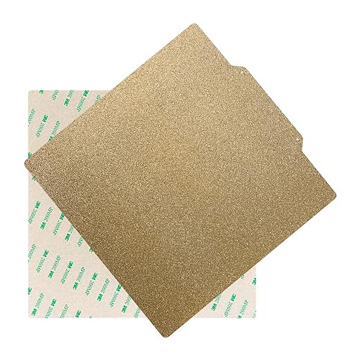 Flexible Steel Build Plate with Adhesive Double Side PEI Surface & Magnetic Bottom Compatible with CR-10, CR-10S 3D Printer Build Platform