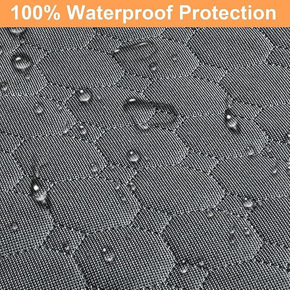 Mancro Dog Car Seat Cover, 2026 Upgraded 600D Heavy Duty Waterproof & Scratch-Resistant Dog Hammock for Car, Back Seat Pet Cover for Dogs with Sedan and SUVs, X-Large, Grey
