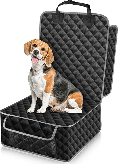 XHRING Front Seat Dog Cover Car for Ford F150 F-150 F250 F350 F450 Lightning Super Duty 2000-2026 Truck Accessories, Waterproof & Nonslip Dog Car Seat Cover Front Passenger Pet Front Seat Cover