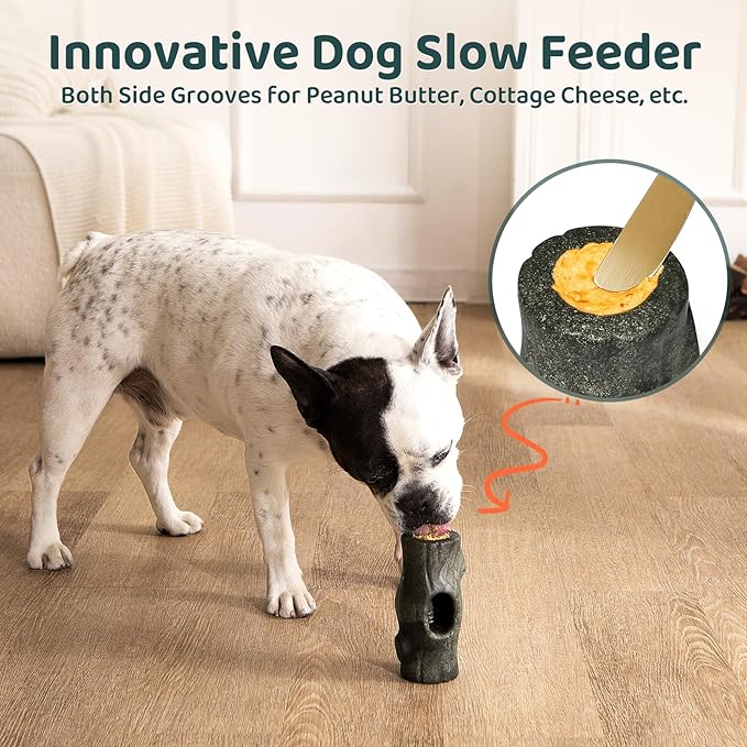 MENGJINGO 2 Pack Interactive Dog Toys for Aggressive Chewers, Long-Lasting Frozen Dogs Treat Holder to Keep Them Busy, Indestructible Dog Enrichment Toys - Reduce Anxiety, Safe for Large/Medium Breed