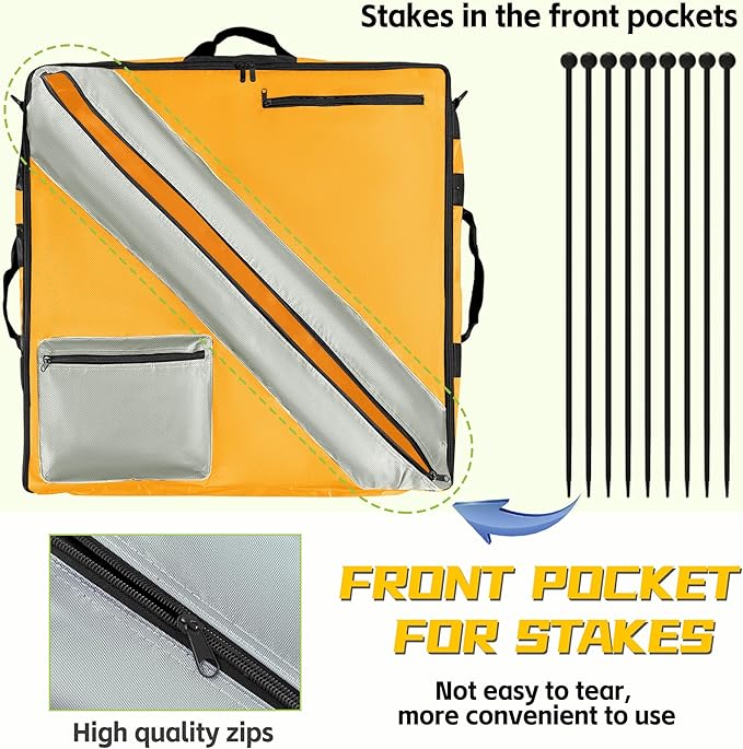 Storage Bag of Dog Playpen, Portable Dog Fence Bag for RV Travel, Compatible with Most 24" H, 8-Panel and 9-Stake Pet Fence Shoulder Bag