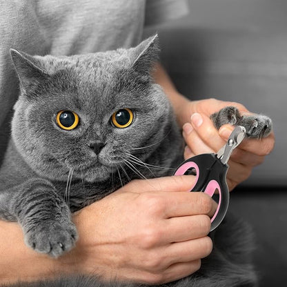 Therwen 24 Pcs Cat Nail Clipper Bulk Cat Nail Trimmer Kitten Claw Clippers Pet Nails Cutter Claw Care for Cats Kittens Bunny Puppy Rabbit Gatos Sharp Safer
