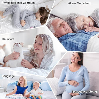 Waterproof Mattress Protector Queen, Fitted Sheet Style Breathable Mattress Cover with Deep Pocket Fits Up to 18'', Machine Washable Noiseless Bed Cover for Kids Adults Pets (Gray-Carrot, 60'' X 80'')
