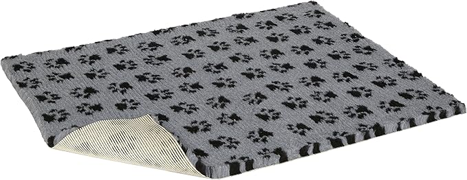Vetbed Dog and Cat Bedding, Grey with Black Paws