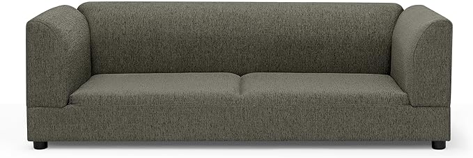 56.5" Dog Sofa Couch for Medium and Large Dogs with Backrest and Armrest, Memory Foam Dog Sofa Bed, Modern Elevated Pet Couch Bed with Legs for Dogs, Dark Grey