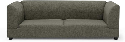 56.5" Dog Sofa Couch for Medium and Large Dogs with Backrest and Armrest, Memory Foam Dog Sofa Bed, Modern Elevated Pet Couch Bed with Legs for Dogs, Dark Grey