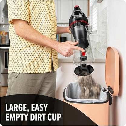 Dirt Devil Multi-Surface Total Pet+ Upright Bagless Vacuum Cleaner for Carpet and Hard Floor, with Pet Tool Kit, Powerful, Lightweight, Corded Vacuum Cleaners for Home Use