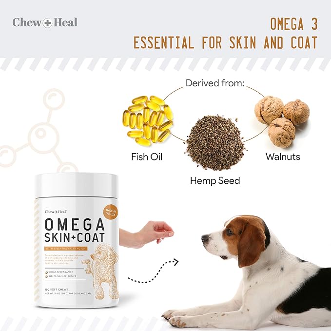 Omega Skin + Coat Dog Supplement