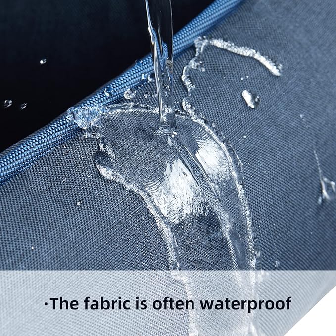 Tidore Orthopedic Dog Beds for Medium Dogs, Durable Egg Crate Foam Sofa Dog Bed wit Washable Removable Cover,Waterproof Lining,Pet Bed for Large Dogs (Navy Blue, 39.4" L x 31.5" W x 7.4" Th)