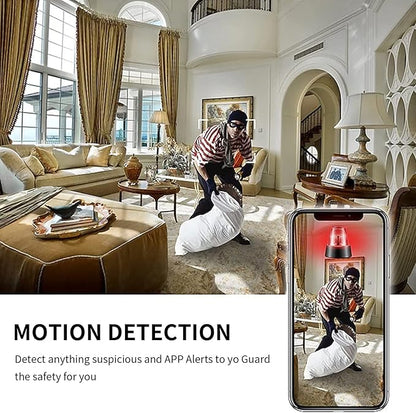 2K Hidden Cameras - Indoor Camer - Spy Cameras -Nanny Camera - WiFi Wireless Cam - HD Surveillance Cam - Home Camer for Pet/Baby - with Night Vision - -Motion Detection Surveillance Cameras