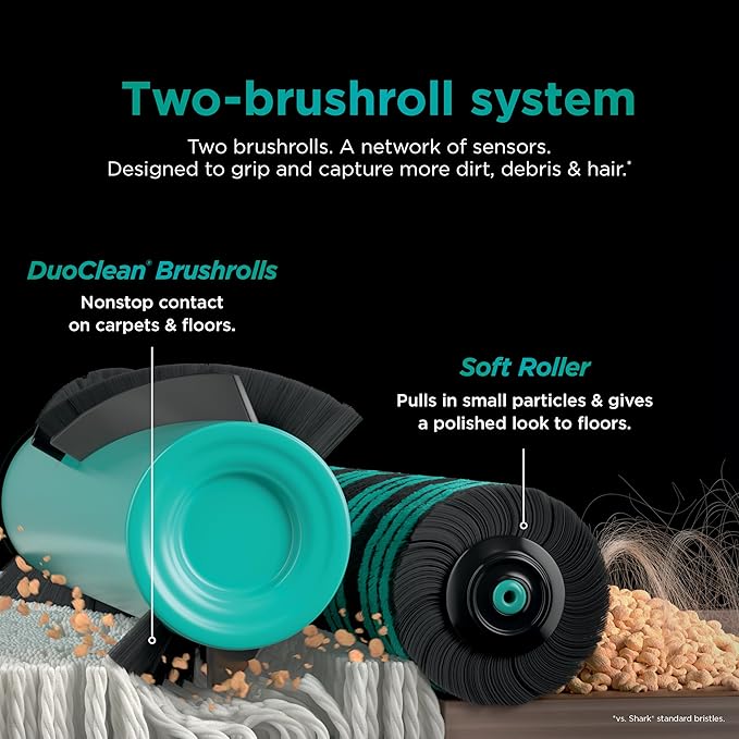 Shark Detect Pro Lift-Away ADV Bagless Upright Vacuum with DuoClean Detect, HEPA Filter, Anti-Allergen, Powerful Suction, and Odor Neutralizer Technology, Evergreen, LA802