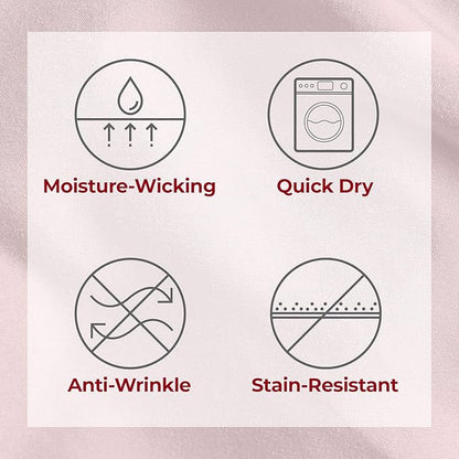 Mellanni Extra Deep Queen Sheets - 4 PC Iconic Collection Bedding - Hotel Luxury, Ultra Soft, Cooling Bed Sheets - Wrinkle, Fade, Stain Resistant (Queen, Blush Pink)
